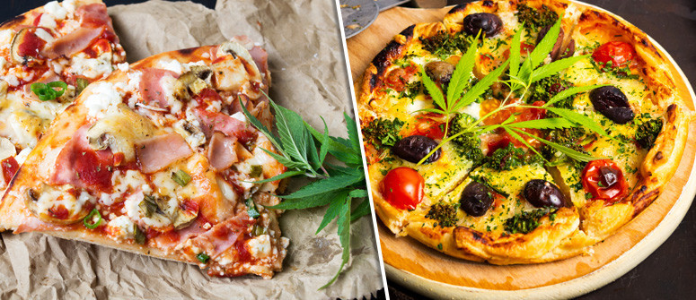 Ricetta della pizza aromatizzata alla cannabis